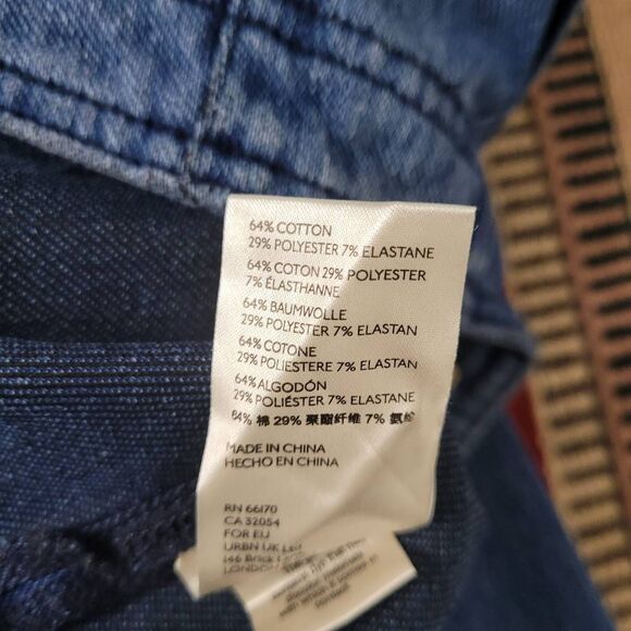 Pilcro The Icon Flare High Rise‎ Trouser Bootcut Jeans Sz 2 Cotton Boho Hippie - Picture 6 of 11